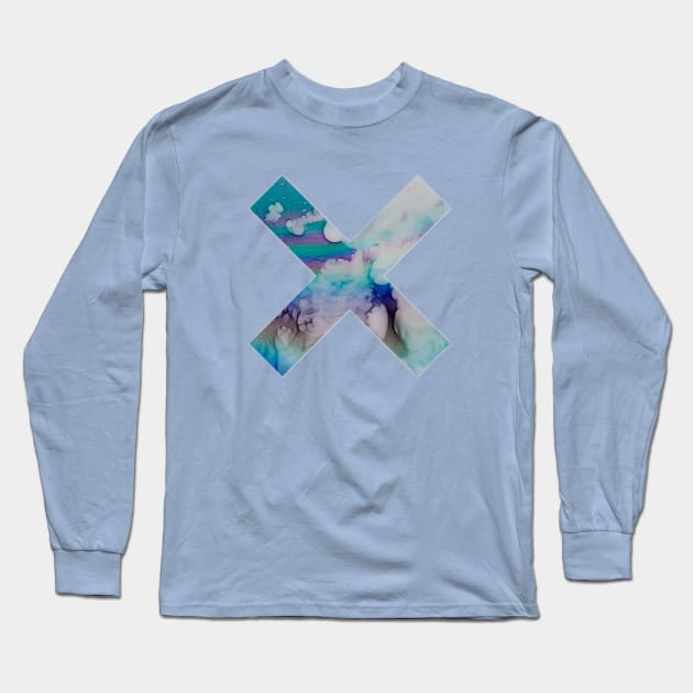 tumblr cross with clouds Long Sleeve T-Shirt by Aecheoloun